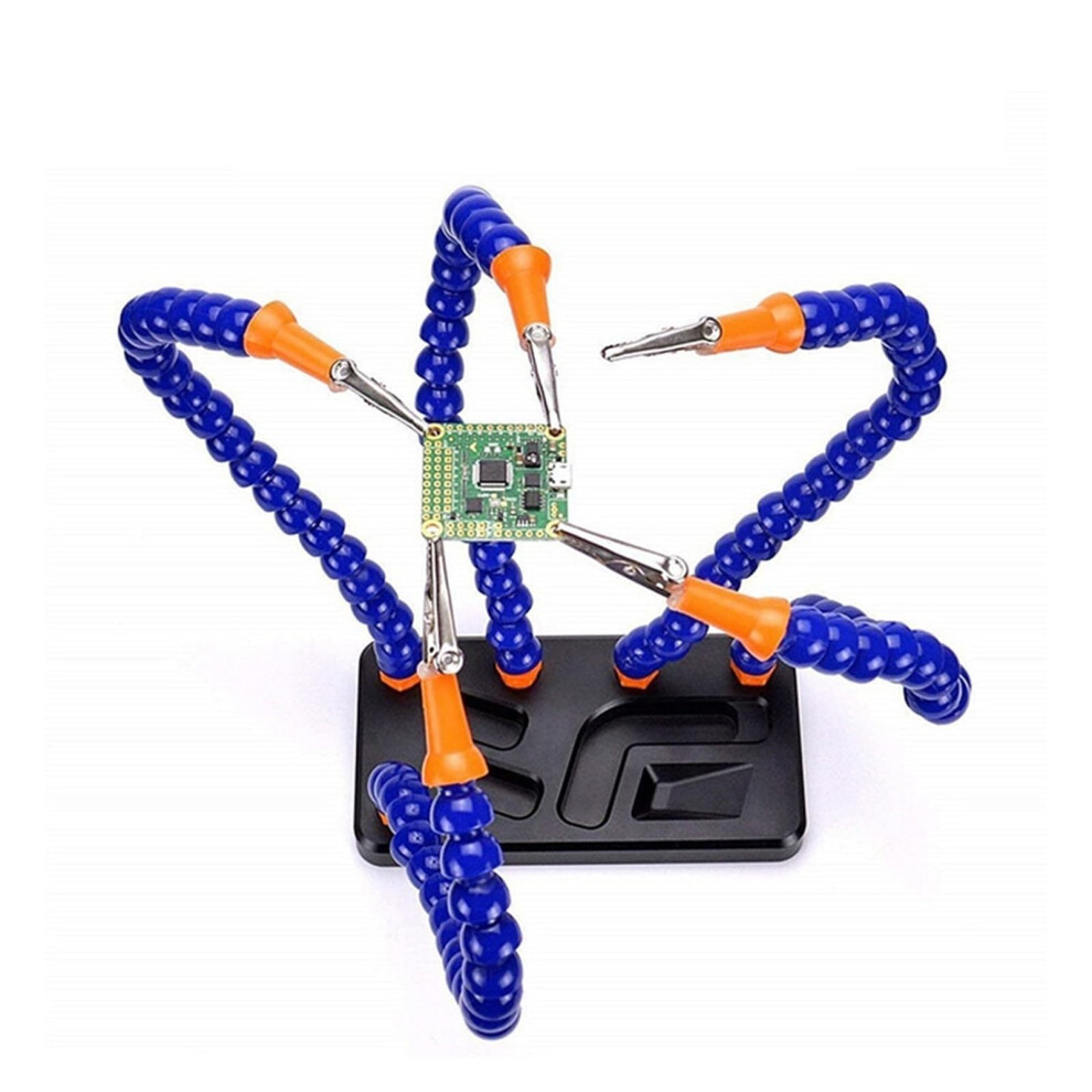 Helping Hands Soldering Station with 360 Rotation PCB Holder and Flexible Gooseneck Arms
