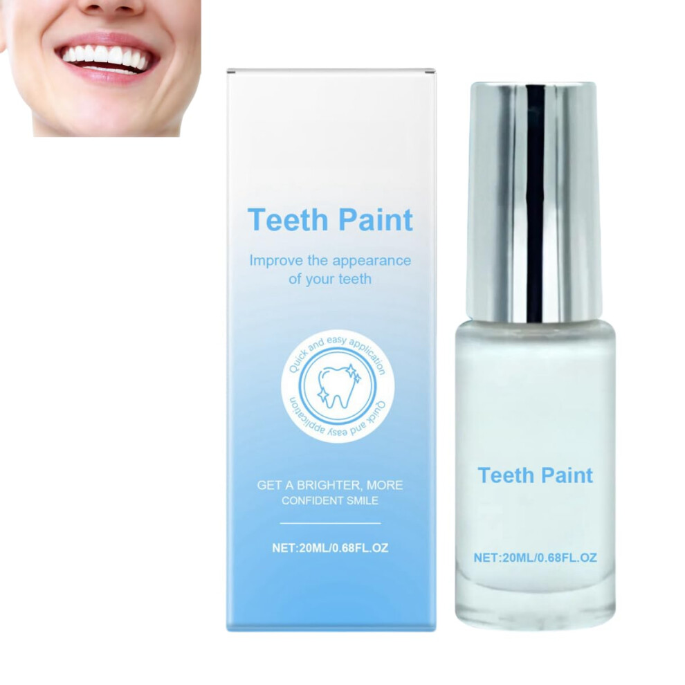Teeth Whitening Paint with Gentle Gel Formula for Instant Smile Brightening and Travel Use