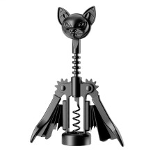Gothic Wine Opener Bat Shaped Corkscrew Rustproof Alloy for Effortless Wine and Beer Opening