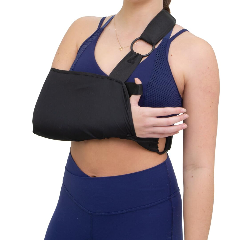 Small Shoulder Sling for Injury Recovery with Adjustable Arm Immobilizer and Breathable Mesh