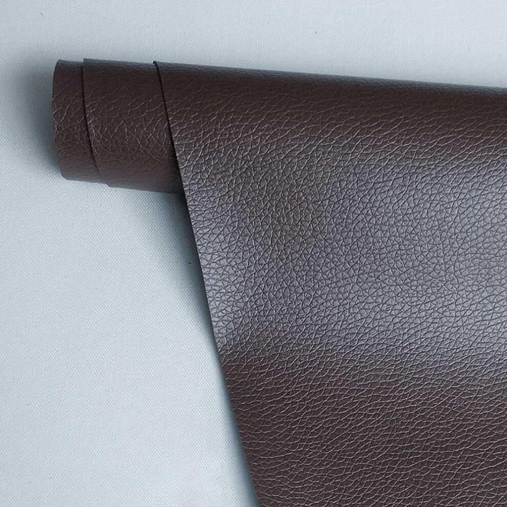Leather Patch 119X52in Self Adhesive Tape For Furniture Couches Car Seats Dark/Brown 9053599296720
