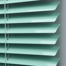 Blackout Venetian Blinds 100160cm Green Aluminum Slat Roller Shades with Pull Cord for Home Office