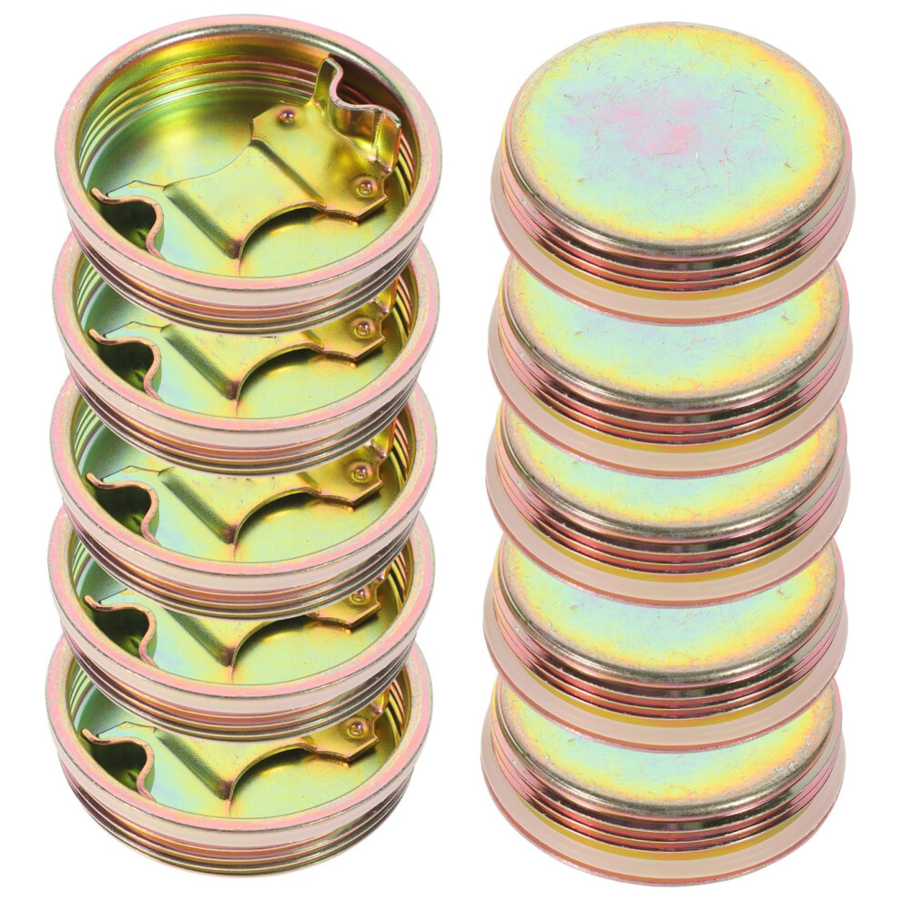 10Pcs Leak Proof Oil Drum Bung Caps Reusable Heavy Duty Barrel Sealing Covers For Storage Ref: 6001 9174973786948