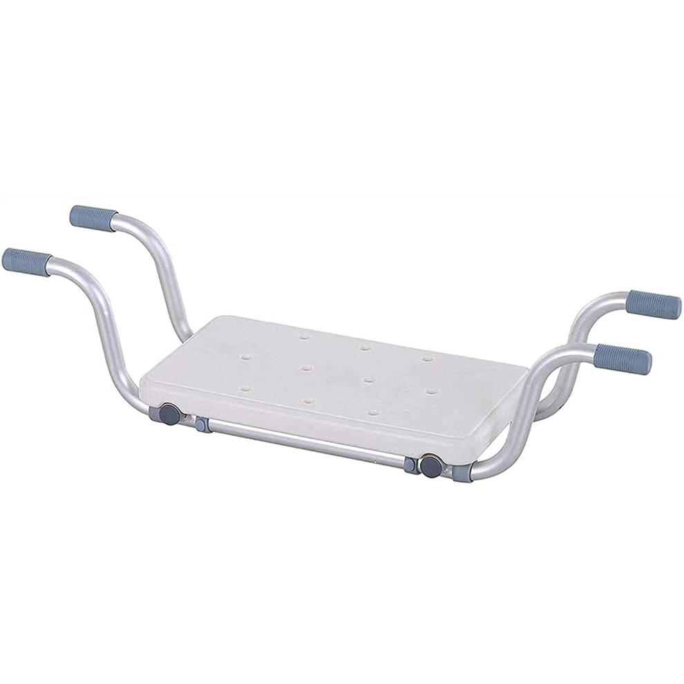 Shower Bath Seat with Adjustable Side Supports, No Assembly, Non Slip Bathtub Bench for Elderly