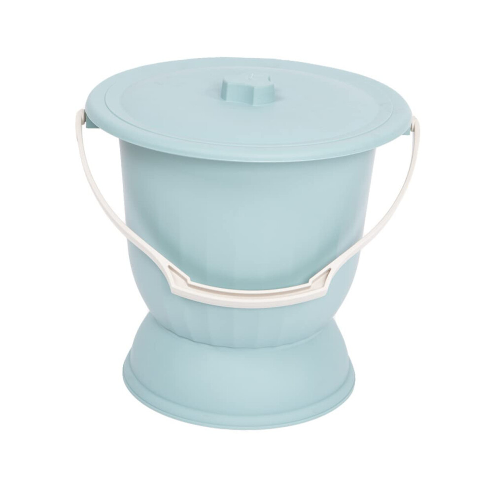 Portable Plastic Bedside Urinal with Lid for Adult Unisex Travel Camping Elderly SpillProof