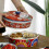 Ceramic Bowl with Lid 9 Inch Microwave Dishwasher Safe Dinnerware Set 2