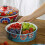 Ceramic Bowl with Lid 9 Inch Microwave Dishwasher Safe Dinnerware Set 3