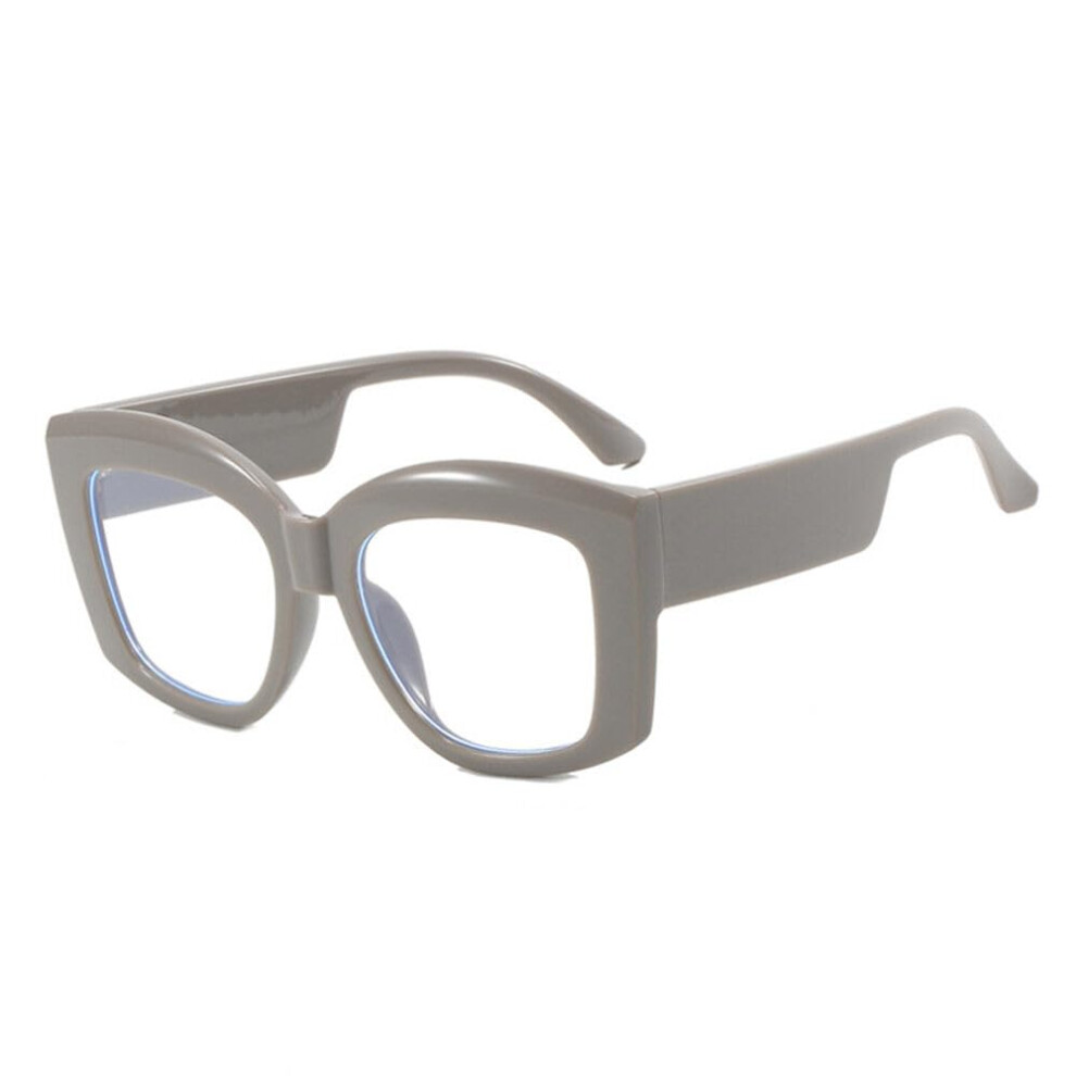 Gray/Blue/Light Square Reading Glasses 1.5X Magnification With Blocking Uv400 Protection