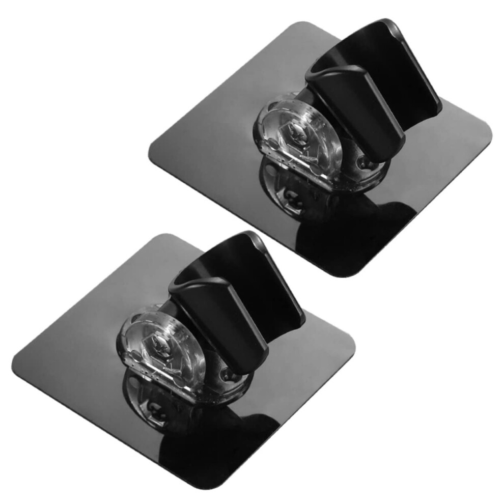 2Pcs Wall Mounted Adjustable Shower Head Holder Punch Bracket For Handheld Showerheads 9053599267584