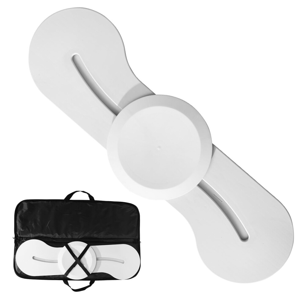 Transfer Board with Rotating Sliding Disk, NoLift Patient Transfer for Wheelchair, Bed, Car