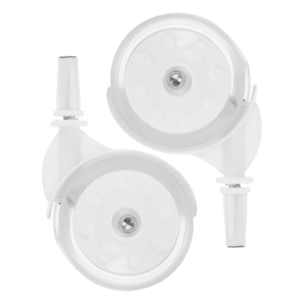 Walker Replacement Wheels 5cm Rubber Smooth Rolling Universal Fit for Walkers Strollers Rollators