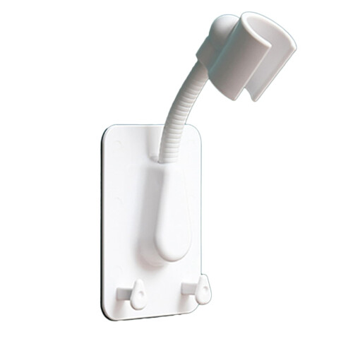 Adjustable Shower Head Holder Wall Mounted NoDrill Adhesive Bracket for Handheld Bathroom