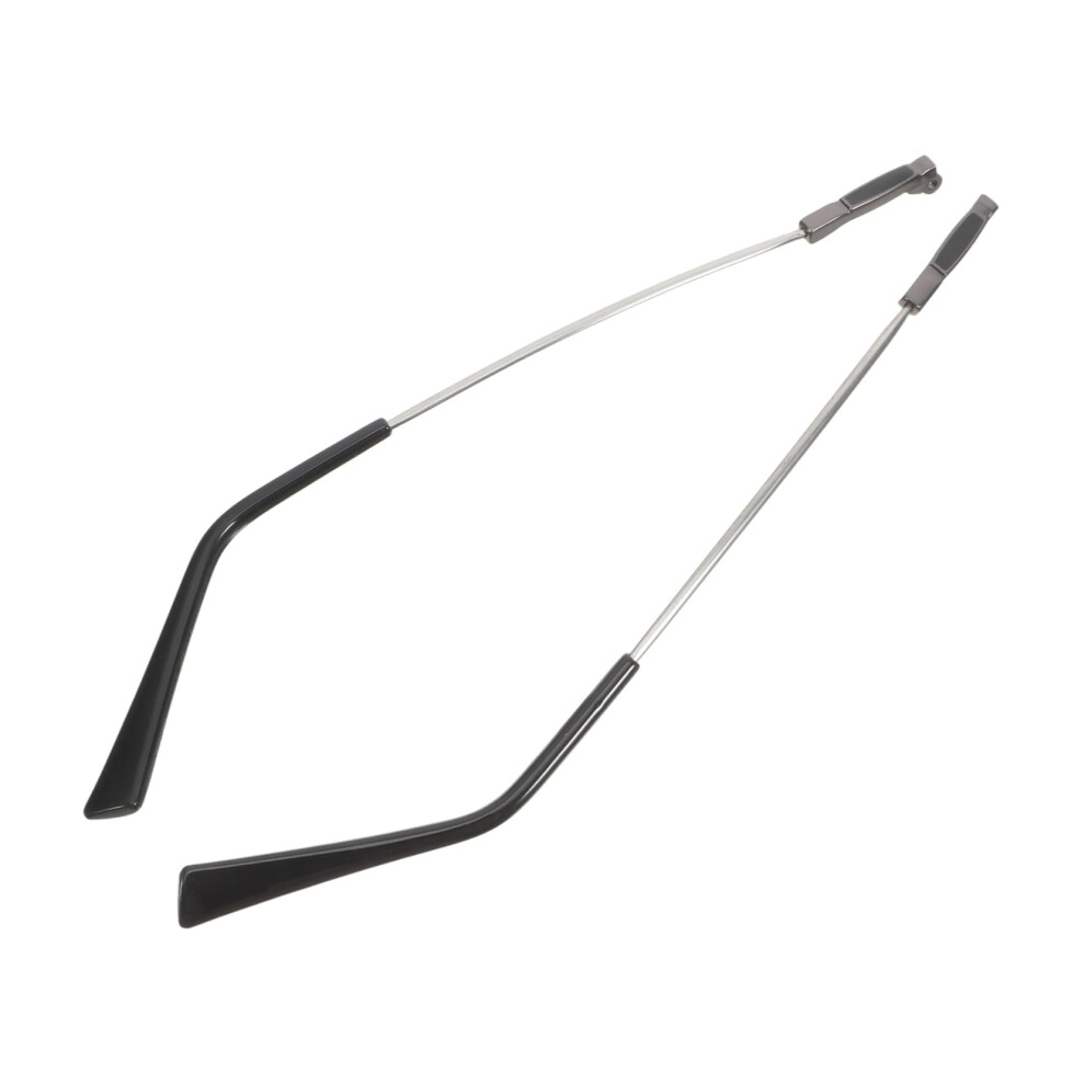 Metal Eyeglass Replacement Temple Arms with AntiSlip Grip, Lightweight Durable Universal Fit