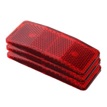 Bicycle Reflectors 3Piece Set Waterproof Night Visibility Bike Safety Lights for Mountain and Road