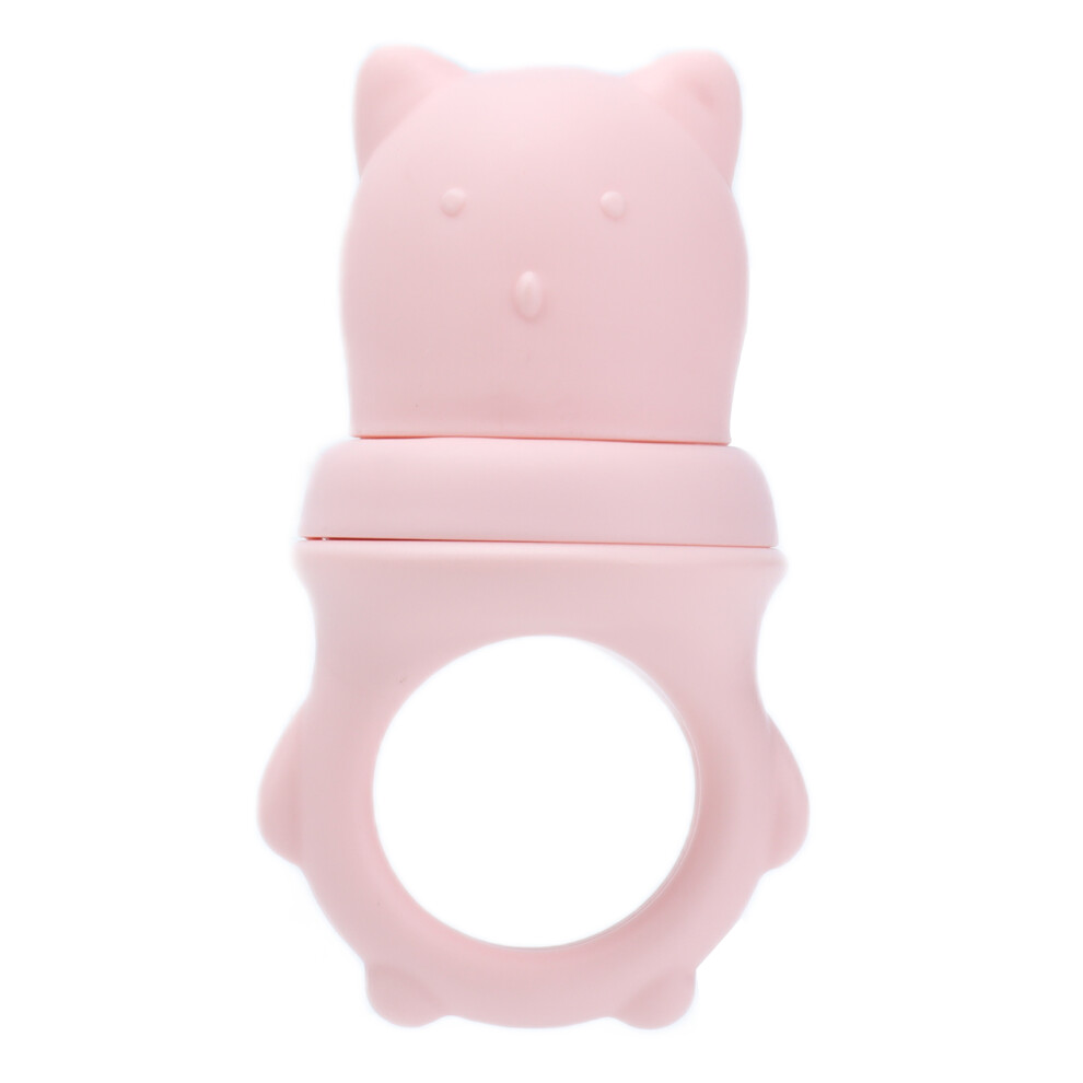 Baby Feeding Pacifier with Silicone Pouch, Reduces the Risk of Choking for Newborns Starting Solids, Textured Surfaces That Massage and Stimulate