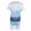 Πουκάμισα Tie-Dye για άνδρες, Πολύ μακριά μπλουζάκια με ρυθμιζόμενο κορδόνι και 1