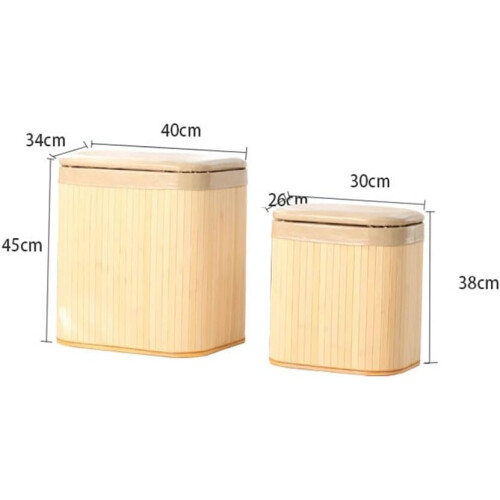 Solid Wood Storage Ottoman Stool with Lid for Living Room Seating, White Star Patch, Small 1