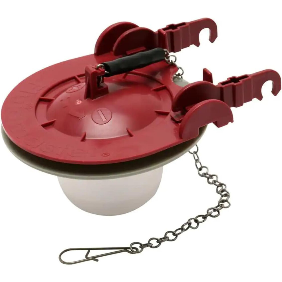 Adjustable 3 Inch Toilet Flapper Replacement For Fluidmaster 5403P4 Watersaving Durable Red 9053599268345