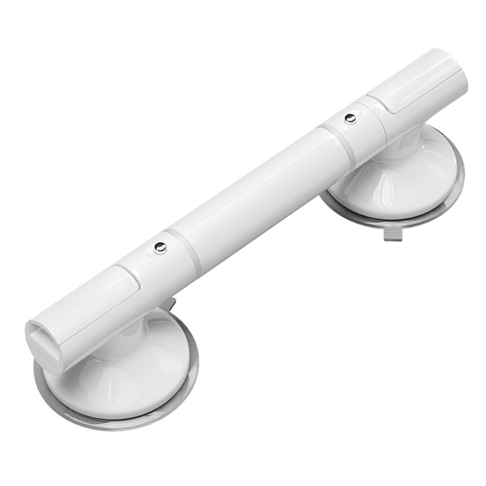 White Grab Bars For Bathtubs, Suction Cups, Removable Handrails For Seniors, Waterproof 35 Cm