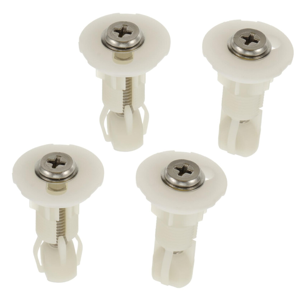 Toilet Seat Fixing Screws Set Of 4, Nylon Expanding Bolts With Washers For Stable Installation 9174973789185