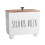 Tampon Storage Organizer with DustProof Lid, 3 Compartments Solid Wood Bathroom Pad Holder 1