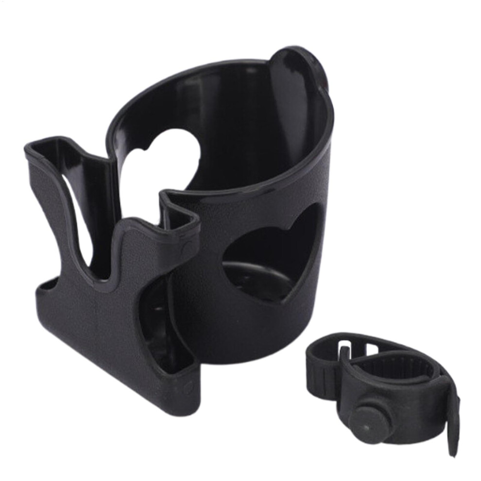 Universal Stroller Cup Holder with Phone Mount, 360 Adjustable Drink Holder for Walker Scooter