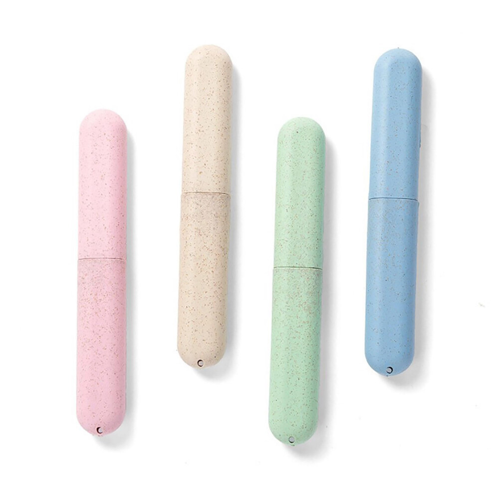 4 Pack Travel Toothbrush Case with Dustproof Protection and Ventilation for Home Gym Camping