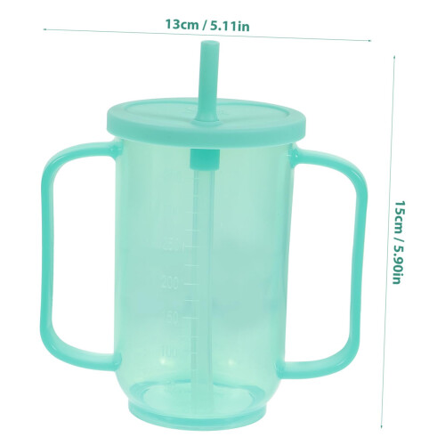 Spillproof Drinking Cup for Elderly and Disabled with Ergonomic EasyGrip Design 1