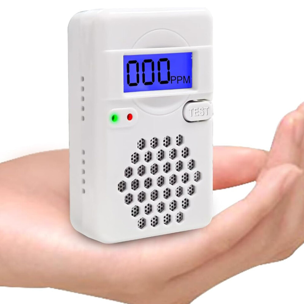 Carbon Monoxide Detector With Digital Display, Battery Operated Co Alarm, 85Db Sound, Ul2034, 1 Pack 9053599269601
