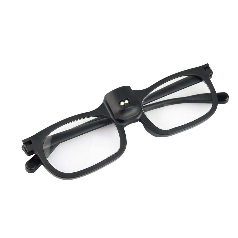Head Magnifier Glasses with Dual LED Lights, Hands Reading and Hobby Use, 1.8X/1.3X Zoom