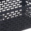 Foldable Rectangular Storage Basket with EasyCarry Handles for Bathroom and Kitchen Organization  Black 2