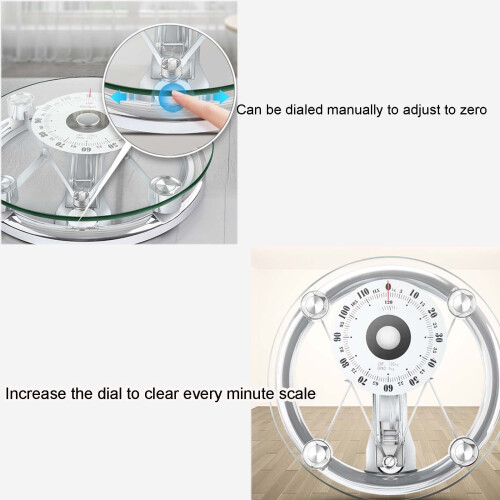 Analog Bathroom Scale with Oversized EasyRead Dial,  Precision, Battery Mechanical Design 2