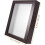 Dried Flower Display Frame Vintage Shadow Box for Specimens with Transparent Window Deep Walnut 3