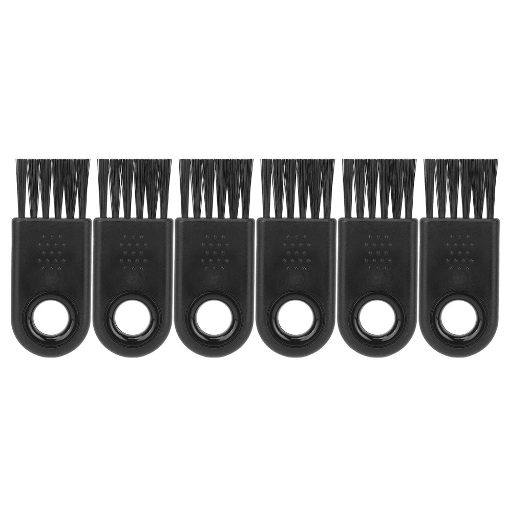6Pcs Electric Shaver Cleaning Brush Nylon Hair PP Handle Deep Corner Cleaning for Small Appliances