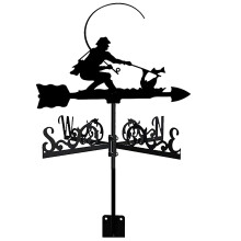 Weather Vane with RustResistant Iron, Vintage Garden Wind Direction Indicator for Outdoor Yard