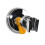 Shower Head Holder Universal 45 Adjustable Wall Mount Rotating Bracket ABS Black 1