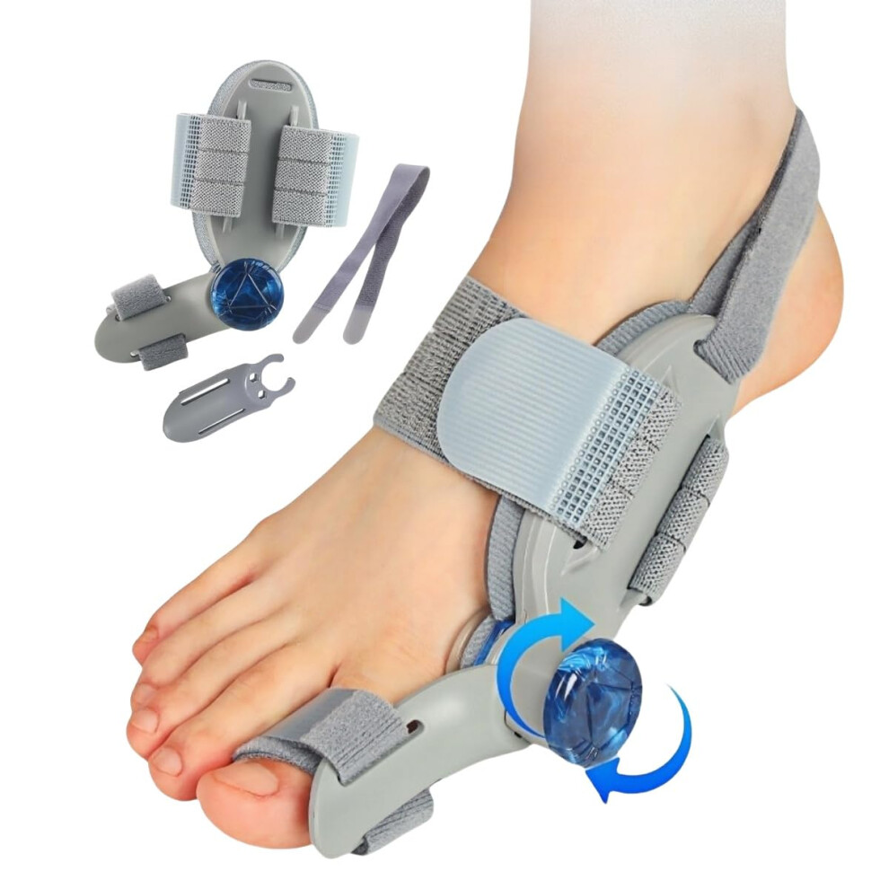 Adjustable Bunion Corrector and Orthopedic Bunion Splint with Silicone Pad for Men and Women