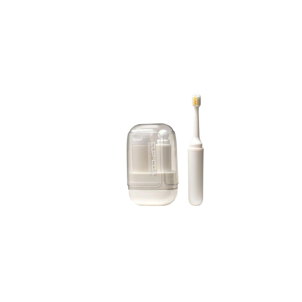 Travel Toiletry Set 3in1 Compact Folding Toothbrush with Protective Rinse Cup for Business Travel