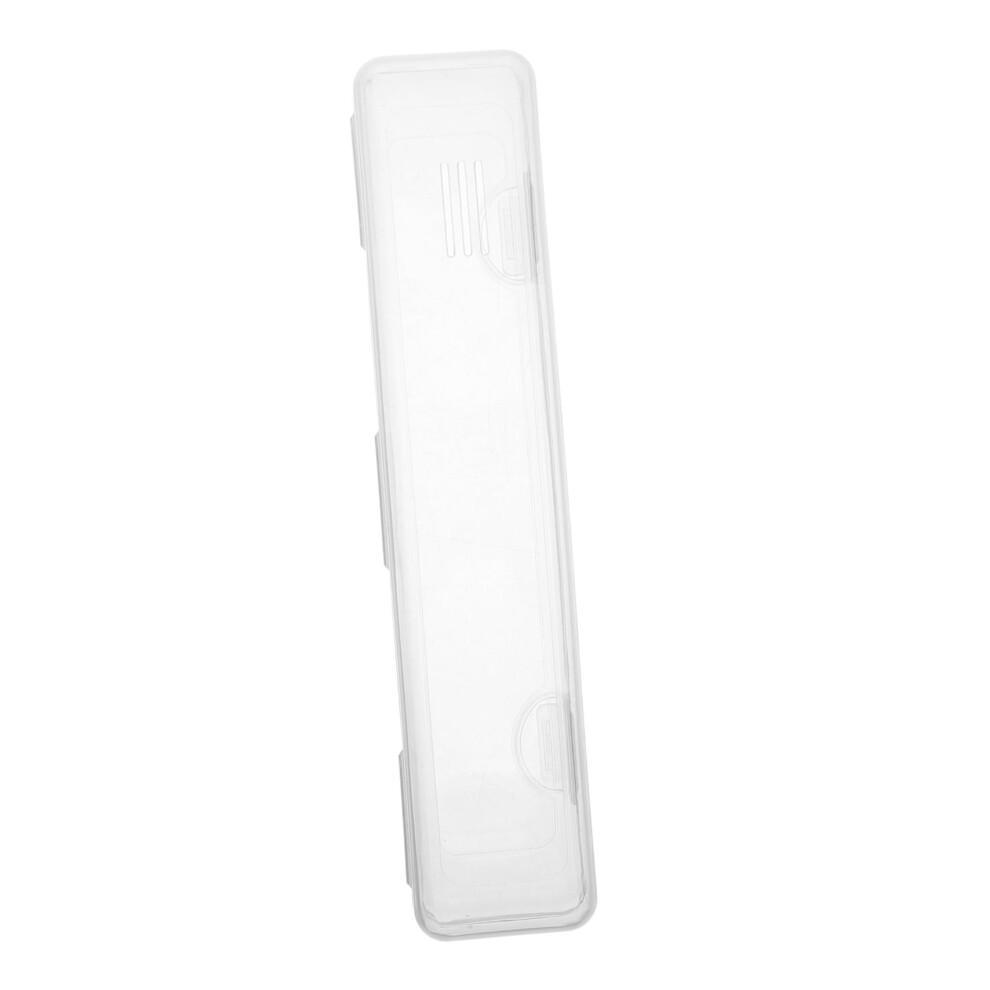 Travel Toothbrush Case Clear Holder with Cover for Hygienic Brush Protection Camping Office Home