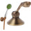 Antique Brass Rotatable Adjustable Wall Mounted Bathroom Handheld Shower Head Bracket Holder 3