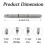 Eyeglass Screwdriver Set 4 in 1 Mini Precision  Tool with Phillips Flat Torx Hex Heads 2
