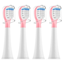 Kids Electric Toothbrush Replacement Heads 4 Pack with Hygienic Covers, for Philips HX6321 HX6340 HX6032 HX6042