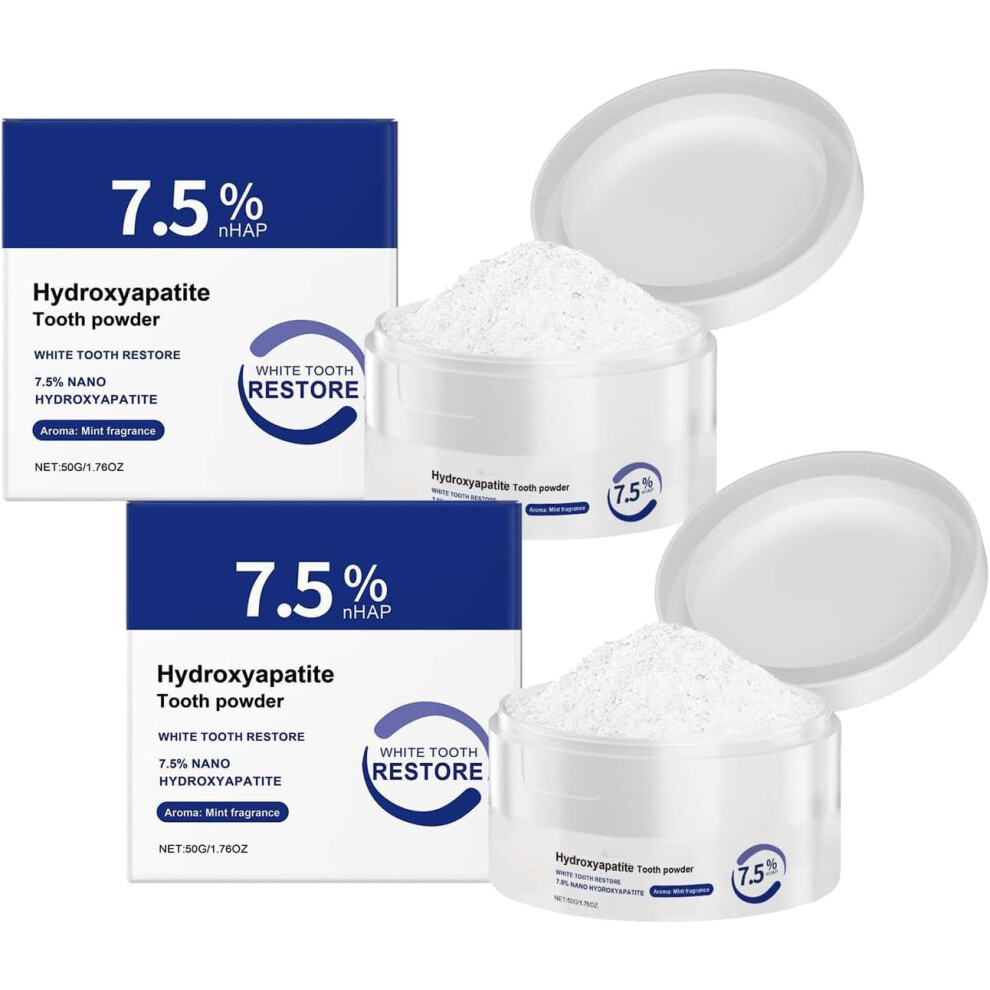 Hydroxyapatite Toothpaste Powder for Sensitive Teeth, Fluoride Enamel  Formula