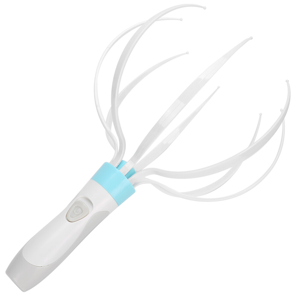Electric Head Massager Vibration Relaxation Tool Octopus Design Scalp Scratcher