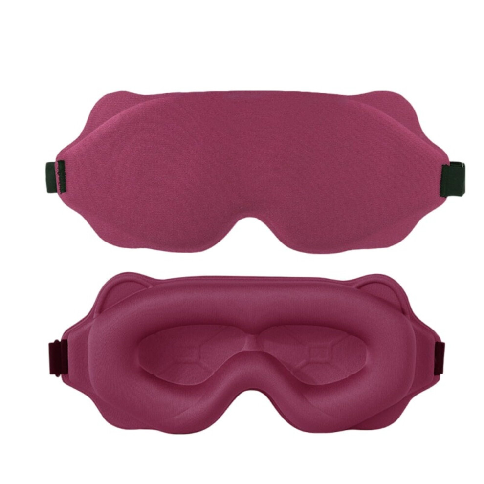 Light 3D Contoured Sleep Mask With Full Blackout And Memory Foam Comfort For Travel And Side Sleepers