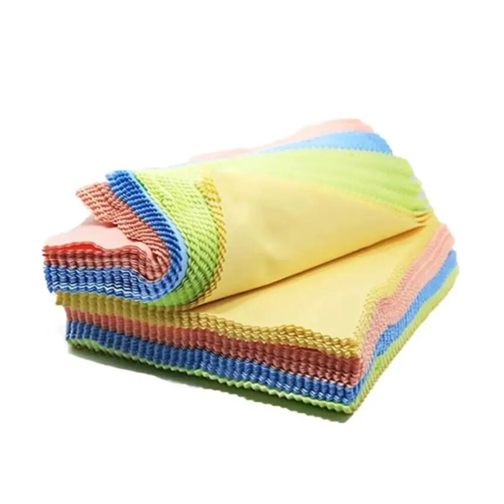 30PCS Microfiber Cleaning Cloth for Glasses and Screens Soft Reusable Eyeglass Lens Wipes