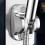 Adjustable Shower Head Holder with Strong Adhesive, NoDrill Wall Mount Bracket for Bathroom 2