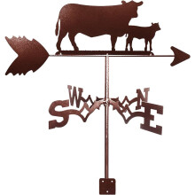 Metal Rooster Weather Vane with Accurate Wind Direction Indicator for Retro Outdoor Garden Roof Decor