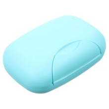 Travel Soap Case with LeakProof Lock, Lightweight PP Holder for Camping, Hiking, Blue