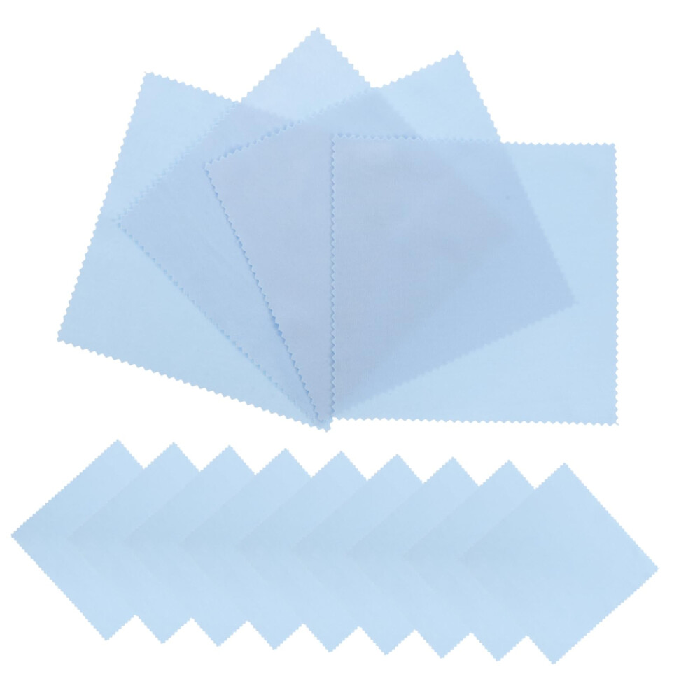 Microfiber Eyeglass Cleaning Cloths 50 Pack Scratch for Glasses Lenses and Electronics